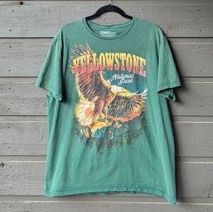 Yellowstone National Park Green T-Shirt